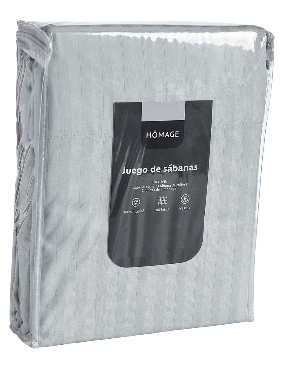 Juego de sábanas de algodón 200 hilos 6