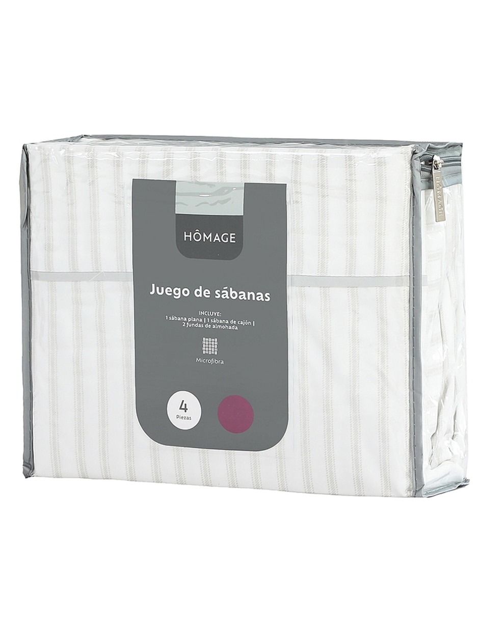 Juego de sábanas de poliéster 4