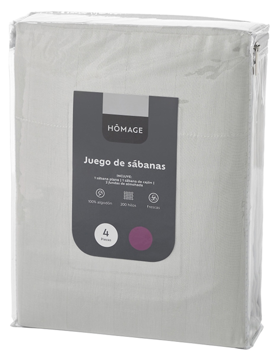 Juego de sábanas de algodón 200 hilos 5