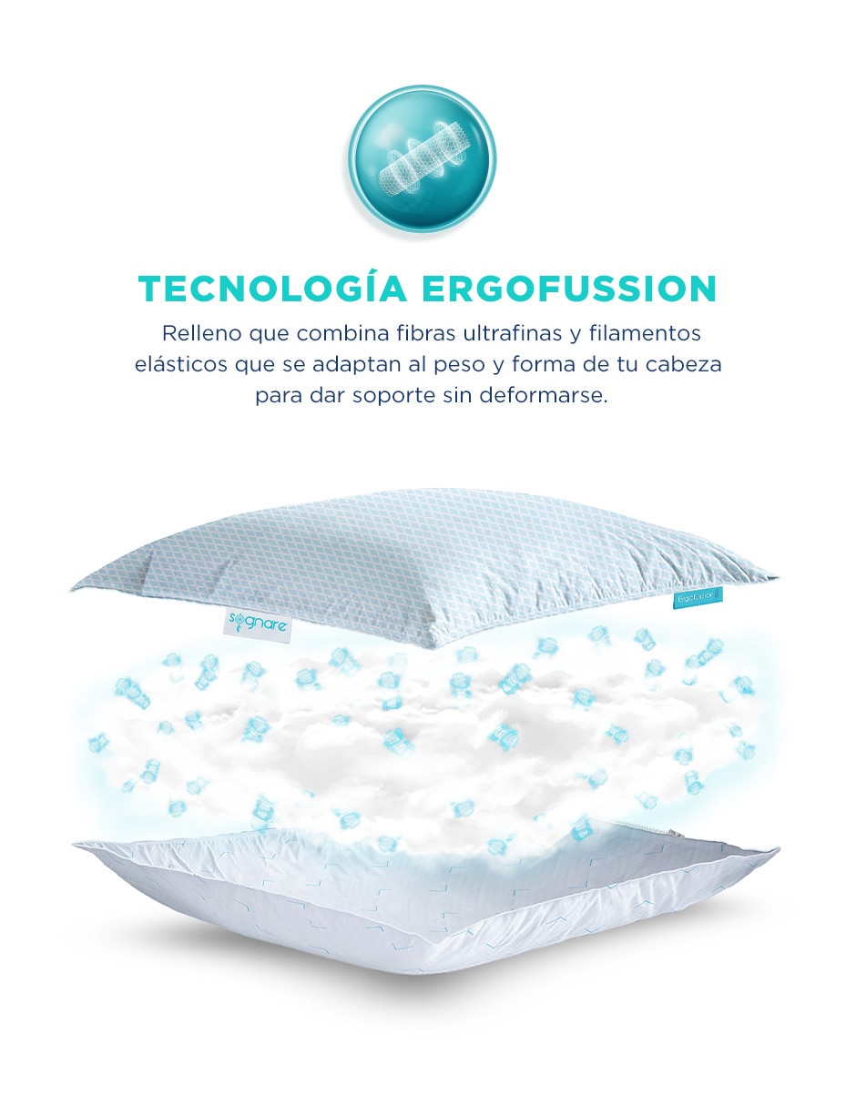 Almohada firmeza alta