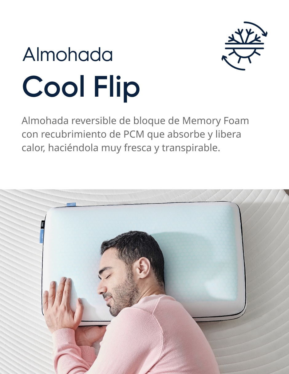 Almohada cool flip firmeza alta